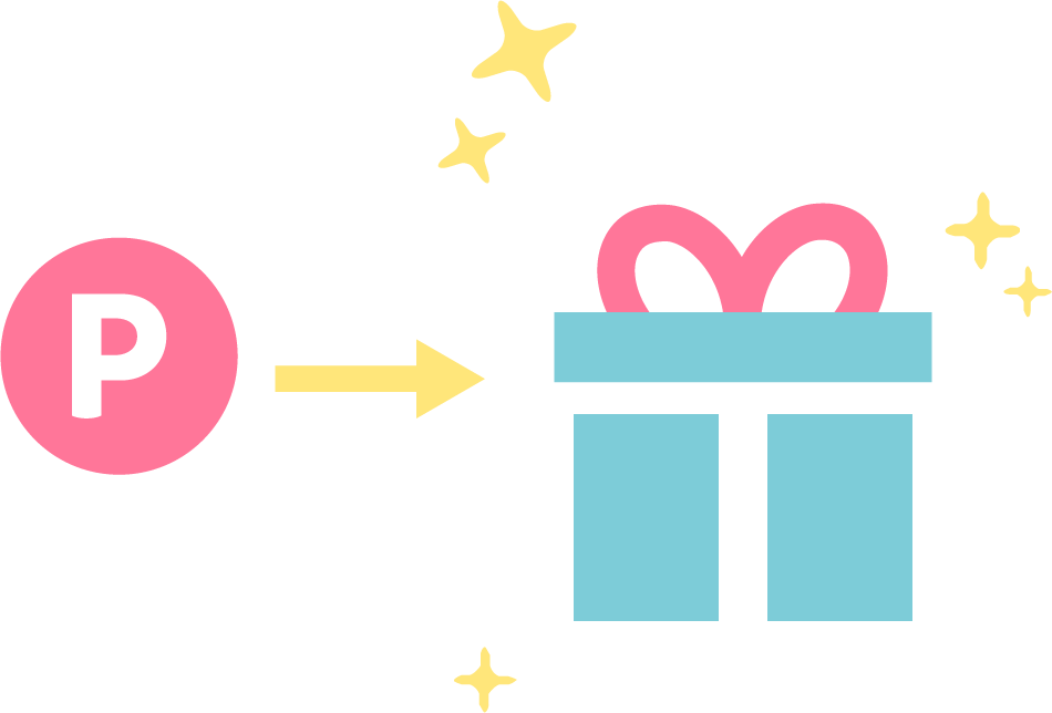 ポイントを貯めて景品をゲット！